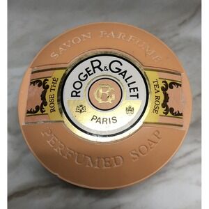 Roger & Gallet Vintage Tea Rose Bar Soap In case Rare